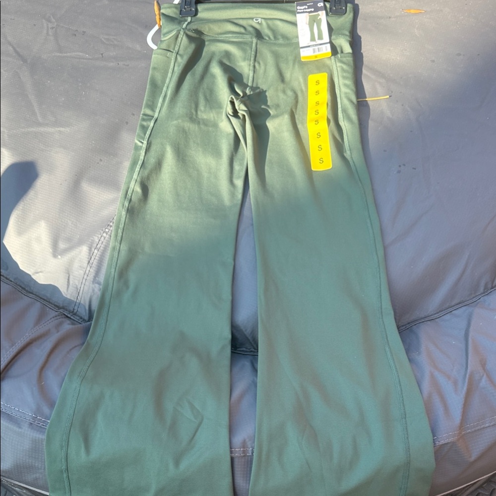 GAP FIT Womens Athletic Green Leggings